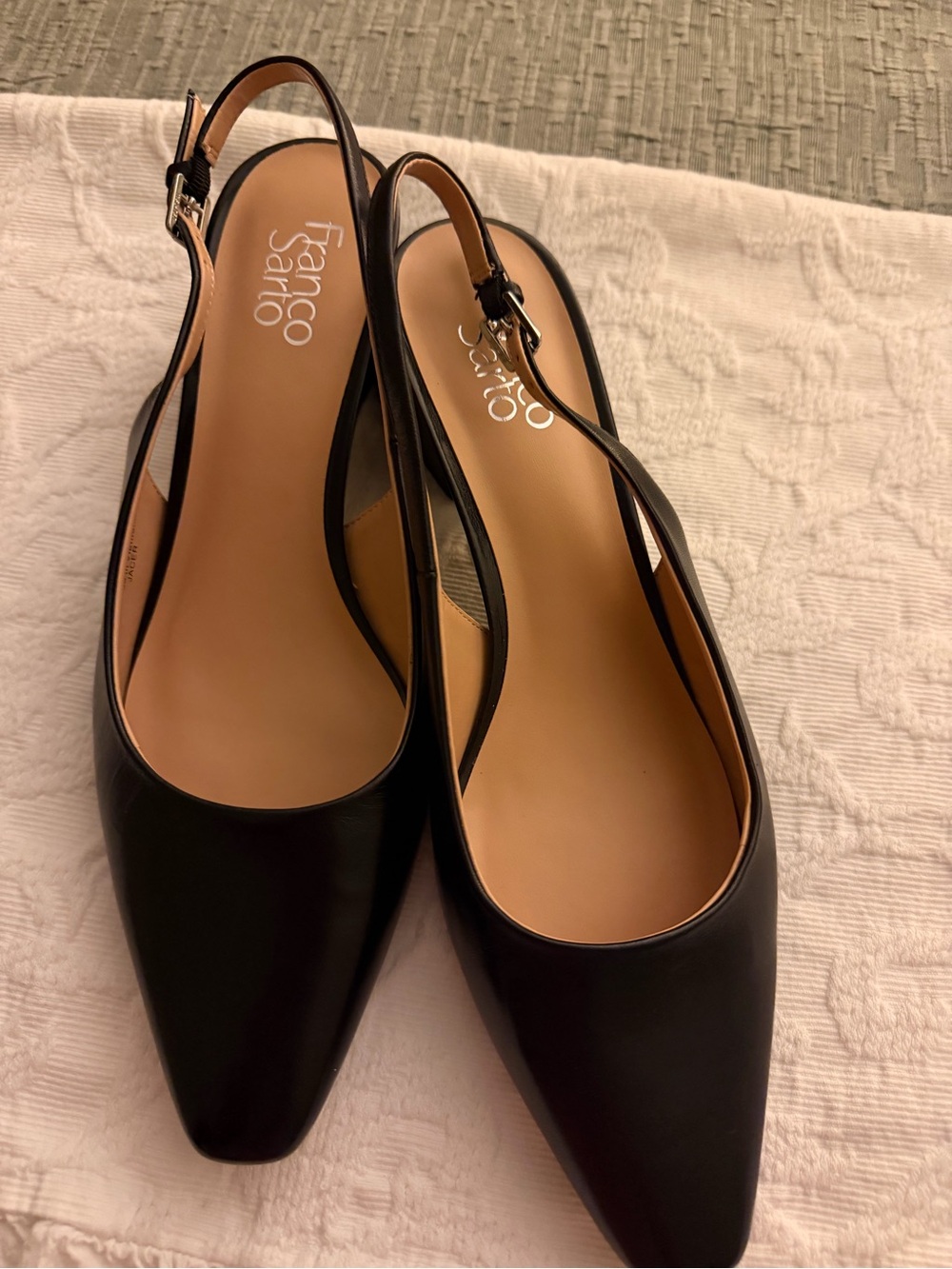 Nordstrom Franco Sarto Black Block Heel Sandals
